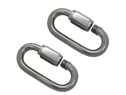 Stainless Steel Shackles (Set of 2)